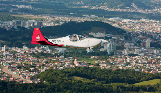 Aviões fabricados em SC nos EUA